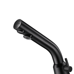 Mitigeur de lavabo automatique BLACK BINOPTIC MIX piles 6 Volts DELABIE 478MCHB