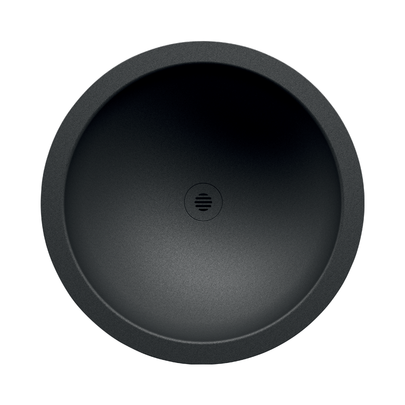 Vasque à encastrer Ø 385 HEMI noir mat DELABIE 120490BK
