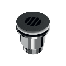 Bonde de lavabo HYGIÉNA noir mat DELABIE 6110BK