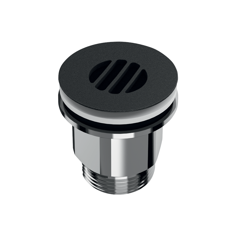 Bonde de lavabo HYGIÉNA noir mat DELABIE 6110BK