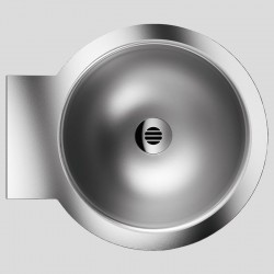 Accessoires robinetterie  | Bonde de lavabo HYGIÉNA version courte DELABIE 6110 | DEL-6110