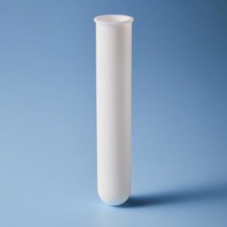 Tube et microtubes à essais | Tube à essai cylindrique fond rond avec rebord PTFE Téflon Cowie technology 5 modèles | COW-012108