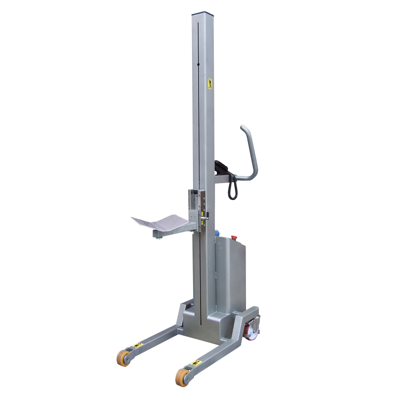 Chariot élévateur inox | Gerbeur électrique inox pour bobine avec plateau rotatif | MK5PR