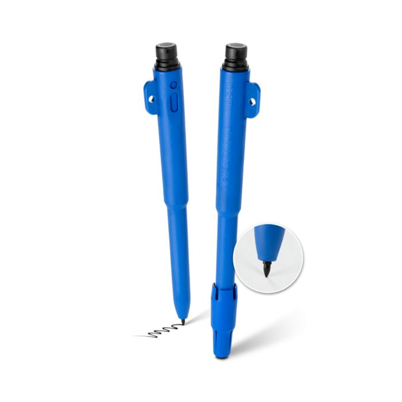 Stylo détectable | Stylo-feutre détectable fin avec boucle 10 pièces BST-F710B | BST-F710BB_1