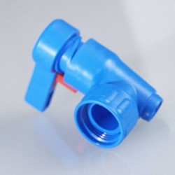 Raccord et tuyau de laboratoire  | Robinet d'écoulement Compact Bürkle polypropylène (PP) | BUR-0530-1000