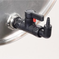 Matériel et consommable | Robinet StopCock conducteur pour solvants PA/ PTFE Burkle 0525-1100 | BUR-0525-1100