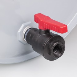 Raccord et tuyau de laboratoire  | Robinet à bille de fût polypropylène (PP) Bürkle | BUR-0500-0112