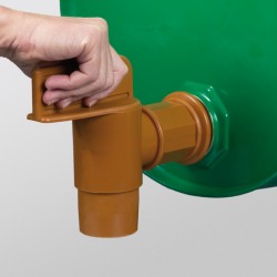 Raccord et tuyau de laboratoire  | Robinet de fût Jumbo à friction PE Bürkle 0534-0020 | BUR-0534-0020