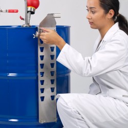 Fût inox et conteneur inox | Support de fût acier inoxydable Burkle 5618-0200 | BUR-5618-0200