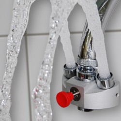 Lave-yeux douche de sécurité | Mini-douche oculaire Eyes Fresh aluminium Bürkle 2515-0100 | BUR-2515-0100