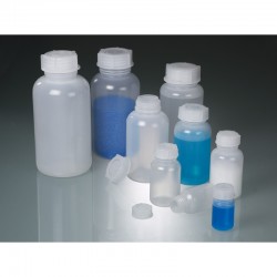 Flacon à col large PELD pour canne de prélèvement PowderProof® Burkle