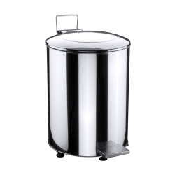 Poubelle porte-sac | Poubelle inox à pédale avec roulettes 50, 70 et 100 litres | COT-625050_1