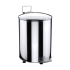 Poubelle inox à pédale avec roulettes 50, 70 et 100 litres : Volume ml:100L, Hauteur:900 mm