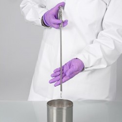 Prélèvement de poudre | Échantillonneur de poudre inox Mini Bürkle | BUR-5346-3010