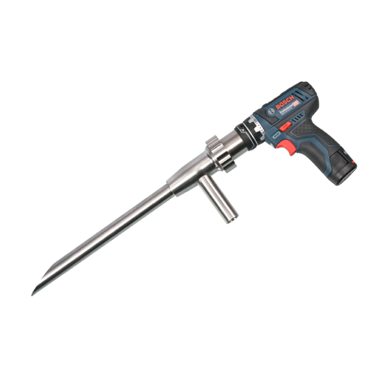 Prélèvement de poudre | Canne de prélèvement horizontale PowderProof® Bürkle inox | BUR-5302-0302