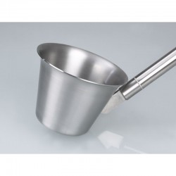 Louche Inox | Louche de prélèvement puisard inox 1000 ml Burkle 5354-1000 | BUR-5354-1000