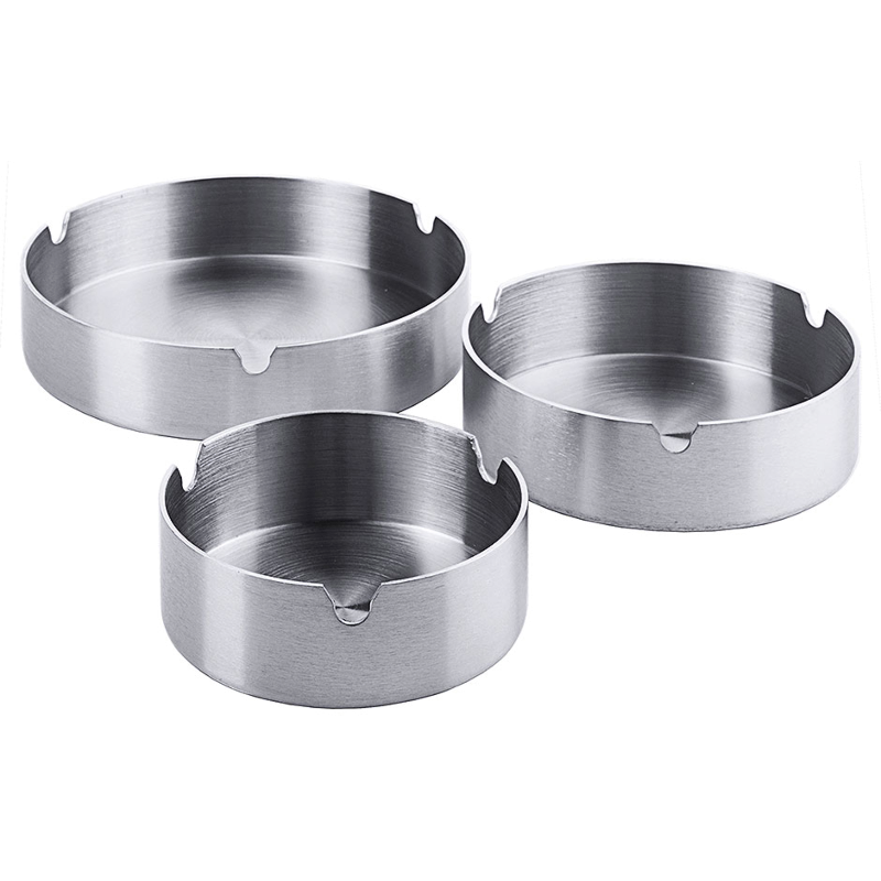 Seau et Poubelle | Cendrier en inox diamètre 8, 10, 12 cm | COT-537080_1