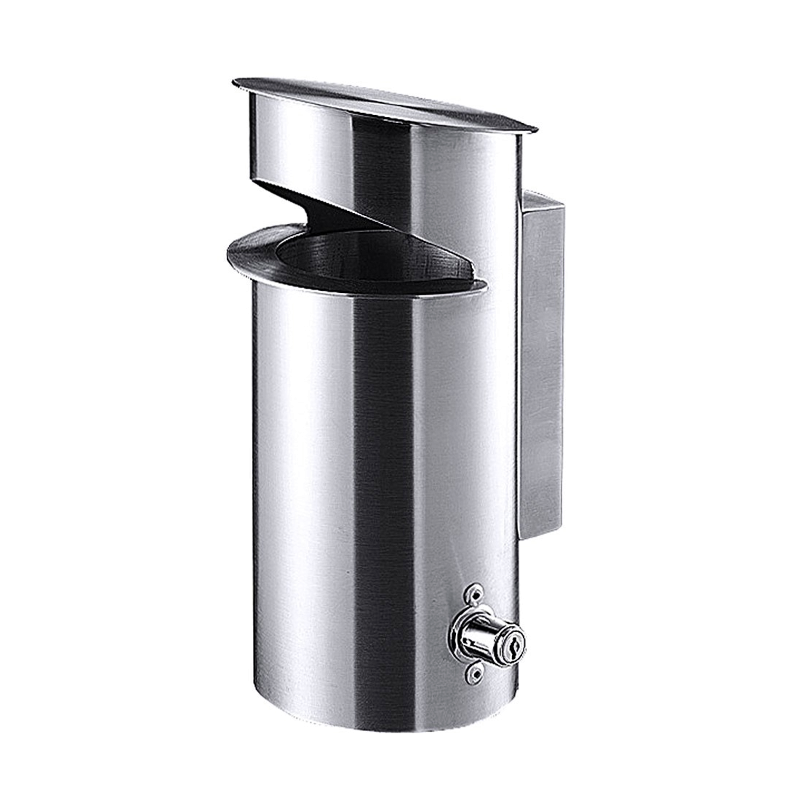 Seau et Poubelle | Cendrier mural d'extérieur en inox COT-1625275 | COT-1625275