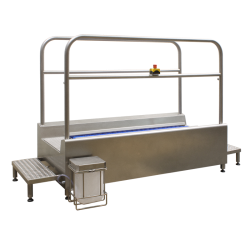 Lave-semelles - Lave-bottes | Lave semelles inox passage en continu | BRO-6881002M2