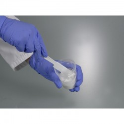 Usage unique  | Spatule jetable blanche à échantillon PS Burkle | BUR-5378-0035_1