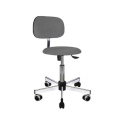 Siège industriel | Chaise GINKGO ECO acier chromé et vinyle Kango 460 à 590 mm 16 couleurs | KAN-1001-060_1