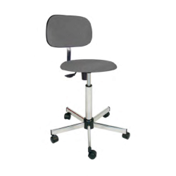 Siège industriel | Chaise GINKGO ECO acier chromé et vinyle Kango 600 à 840 mm 16 couleurs | KAN-1004-060_1