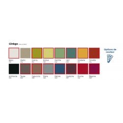 Siège industriel | Chaise GINKGO ECO acier chromé et vinyle Kango 560 à 800 mm 16 couleurs | KAN-1006-060