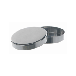 Boîtes et pots en inox | Boîte de Pétri inox avec couvercle de diamètre 60 mm à 100 mm Bochem™ | BOC-8541_1
