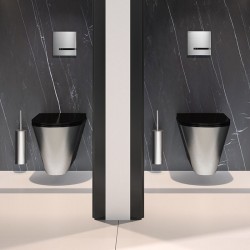 Abattant WC design slim avec couvercle DELABIE 102819