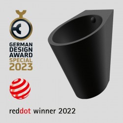 Urinoir design noir FINO DELABIE 135710BK