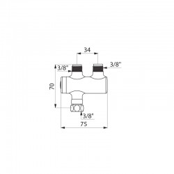 Accessoires robinetterie  | Mitigeur thermostatique PREMIX NANO DELABIE 732216 | DEL-732216