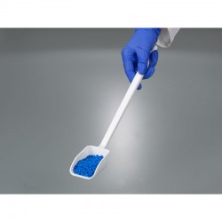 Pelle à échantillon poignée longue jetable bio PEHD Burkle