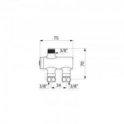 Accessoires robinetterie  | Mitigeur thermostatique PREMIX NANO DELABIE 732012 | DEL-732012