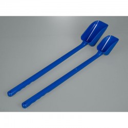 Pelle à poudre | Pelle pour denrées alimentaires poignée longue bleue PS Burkle | BUR-5378-5015_1