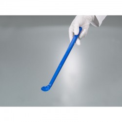 Consommable de laboratoire | Cuillère à échantillon coudée poignée longue bleue PS Bürkle 5378-5011 | BUR-5378-5011