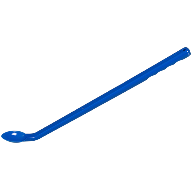 Consommable de laboratoire | Cuillère à échantillon coudée poignée longue bleue PS Bürkle 5378-5011 | BUR-5378-5011