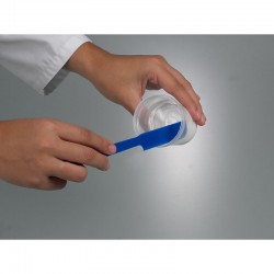 Consommable de laboratoire | Couteau à palette pour aliments bleu PS Burkle 5378-3035 | BUR-5378-3035