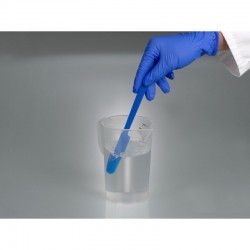 Consommable de laboratoire | Couteau à palette pour aliments bleu PS Burkle 5378-3035 | BUR-5378-3035