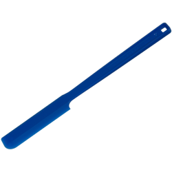 Usage unique  | Couteau palette pour aliments bleu - PS - par 10 - Burkle - 5378-3035