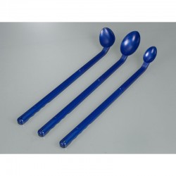 Consommable de laboratoire | Cuillère détectable poignée longue bleue PS Bürkle | BUR-5378-5004