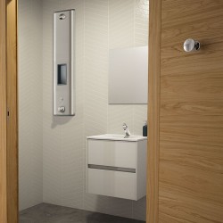 Accessoires robinetterie  | Miroir incassable - inox - H. 600 mm - DELABIE - 3458