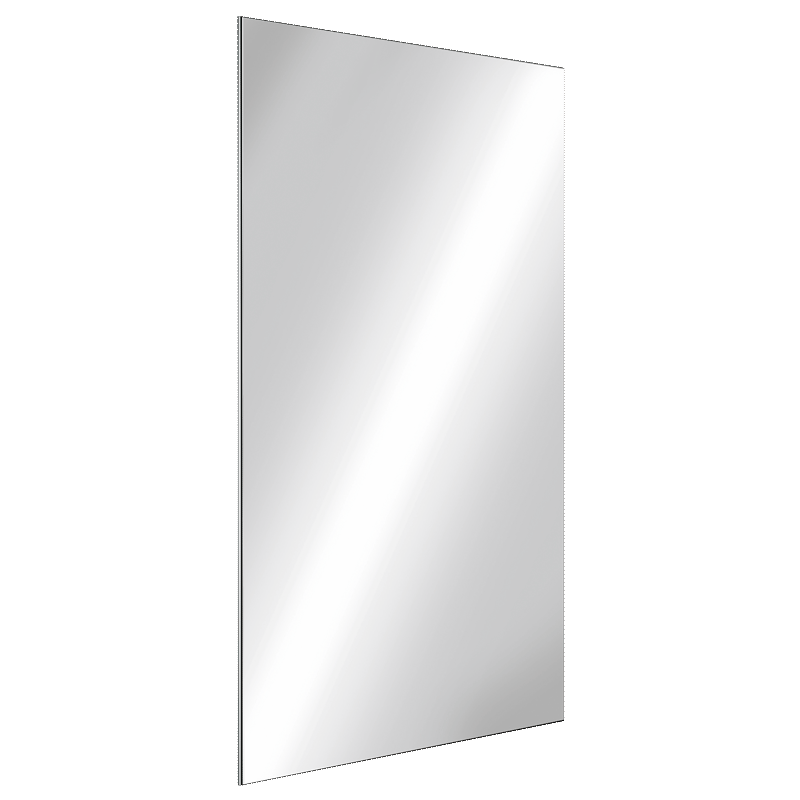 Accessoires robinetterie  | Miroir incassable inox - H. 1000 mm - DELABIE - 3459