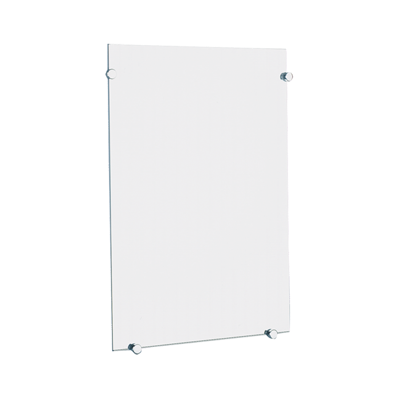 Accessoires robinetterie  | Miroir mural rectangulaire verre 420 x 600 mm DELABIE 3450 | DEL-3450