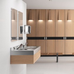 Accessoires robinetterie  | Miroir mural rectangulaire verre 500 x 750 mm DELABIE 3454 | DEL-3454