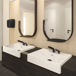 Distributeur de savon automatique sur vasque 1 litre BINOPTIC DELABIE 512021BK