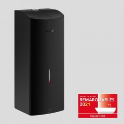 Distributeur | Distributeur de savon mural automatique 1 litre Inox 304 noir mat DELABIE 512066BK | DEL-512066BK