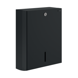 Distributeur | Distributeur d'essuie-mains Époxy noir mat pour essuie-mains enchevêtrés DELABIE 510601S | DEL-510601BK
