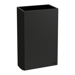 Poubelle porte-sac | Poubelle inox rectangulaire murale, 20 litres DELABIE 510465BK | DEL-510465BK