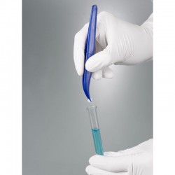 Pince de laboratoire | Pince détectable stérile - coudée - PS Burkle - 5378-1060 - 100 pièces