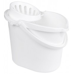 Seau essoreur pour balai à franges - 12 litres - 6 couleurs - MBK7